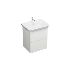 Plan de toilette en céramique avec meuble sous-vasque SFEN065 - burgbad