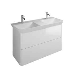Plan de toilette en pierre de synthèse avec meuble sous-vasque SFEO120 - burgbad
