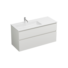 Mineral cast washbasin incl. vanity unit SGHX122 - burgbad