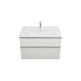 Plan de toilette en céramique avec meuble sous-vasque SHBT092 - burgbad
